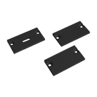 ROSSINI ILLUMINAZIONE - TESTATE TERMINALI NERE PER DIFFUSORE BASSO 3PZ EBI002N