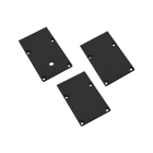 ROSSINI ILLUMINAZIONE - TESTATE TERMINALI NERA PER DIFFUSORE ALTO 3PZ EBI014N