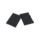 ROSSINI ILLUMINAZIONE - COPPIA TESTATE TERMINALI NERE PER EBI PLAFONE/SOSPENSIONE EBI025N