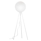 ROSSINI ILLUMINAZIONE - PIANTANA BIANCA/VETRO SATINATO E27 IP20 EMI003