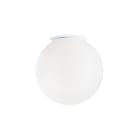 ROSSINI ILLUMINAZIONE - APPLIQUE/PLAFONIERA BIANCA/VETRO SATINATO E14 IP20 16CM