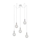 ROSSINI ILLUMINAZIONE - SOSPENSIONE 5 ELEMENTI NERA E27 IP20 ERK105N