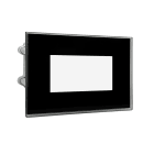 ROSSINI ILLUMINAZIONE - SEGNAPASSO SIMMETRICO VETRO NERO 4,5W IP66 3000-4000-6000K CRI80 GLI001N