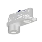 ROSSINI ILLUMINAZIONE - ADATTATORE ASIMMETRICO CON MONOLEVA DI SGANCIO MANUALE BIANCO GROA126B