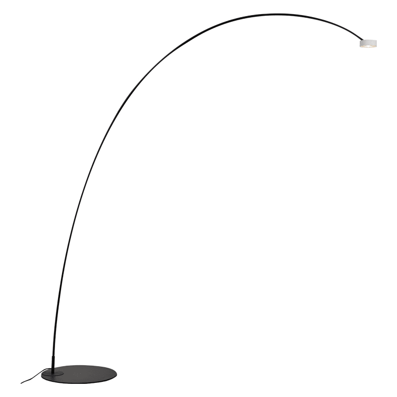 ROSSINI ILLUMINAZIONE - PIANTANA AD ARCO NERO/BIANCA LED 13W 38 HOL008B