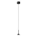 ROSSINI ILLUMINAZIONE - SOSPENSIONE NERO/CROMO LED 7W 38° IP20 3000K CRI90 HOL020CR
