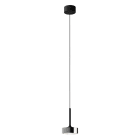 ROSSINI ILLUMINAZIONE - SOSPENSIONE NERO/CROMO LED 13W 38° IP20 3000K CRI90