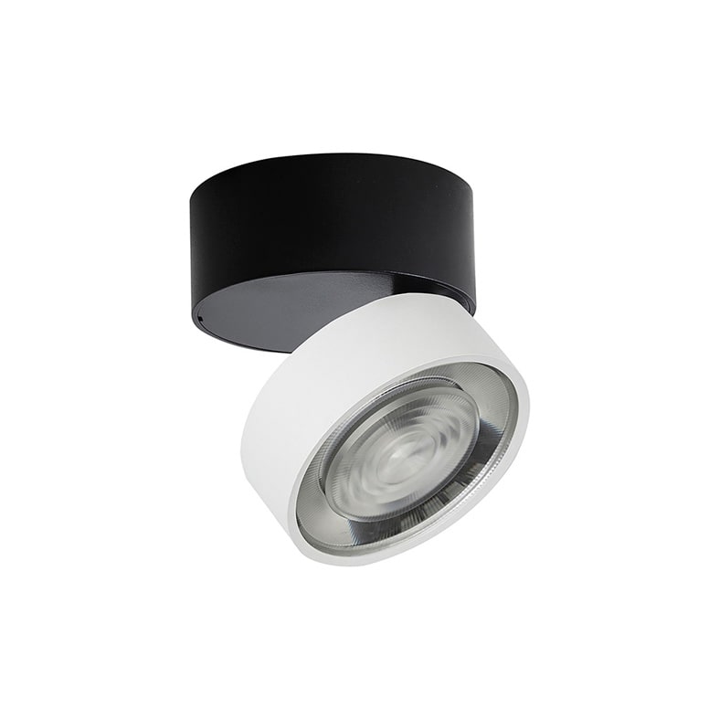 ROSSINI ILLUMINAZIONE - APPLIQUE/PLAFONIERA NERO/BIANCO LED 7W I HOL040B