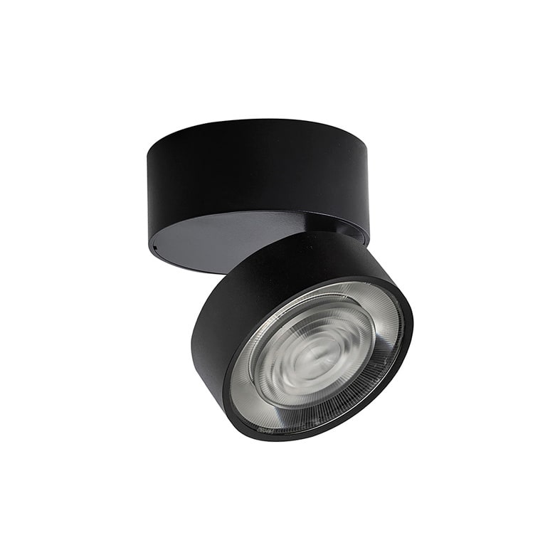 ROSSINI ILLUMINAZIONE - APPLIQUE/PLAFONIERA NERO/NERO LED 7W IP2 HOL040N