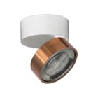 ROSSINI ILLUMINAZIONE - APPLIQUE/PLAFONIERA BIANCO/RAME LED 13W 38° IP20 3000K CRI90 HOL102RA