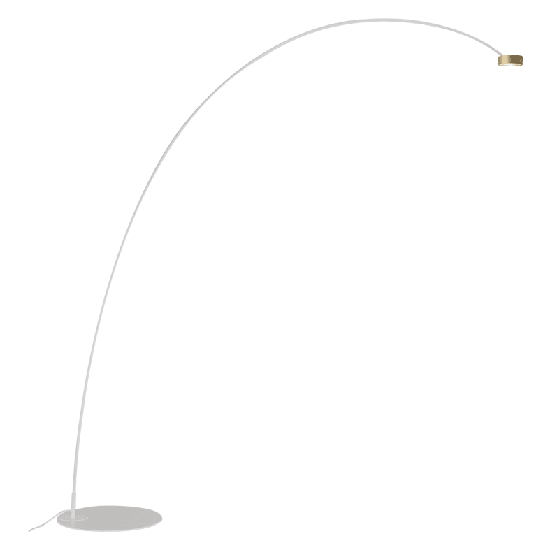 ROSSINI ILLUMINAZIONE - PIANTANA AD ARCO BIANCO/ORO LED 13W 38 I