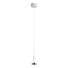 ROSSINI ILLUMINAZIONE - SOSPENSIONE BIANCO/CROMO LED 7W 38° IP20 3000K CRI90