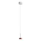 ROSSINI ILLUMINAZIONE - SOSPENSIONE BIANCO/RAME LED 7W 38° IP20 3000K CRI90 HOL120RA