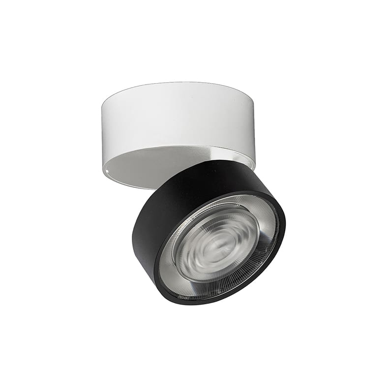 ROSSINI ILLUMINAZIONE - APPLIQUE/PLAFONIERA BIANCO/NERO LED 7W I HOL140N