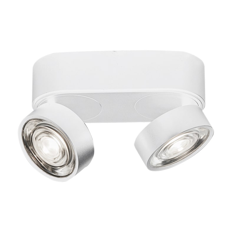 ROSSINI ILLUMINAZIONE - APPLIQUE/PLAFONIERA BIANCO/BIANCO LED 2X HOL150B