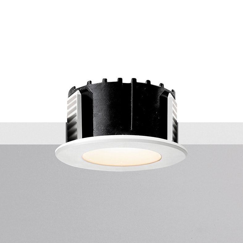 ROSSINI ILLUMINAZIONE - DOWNLIGHT BIANCO LED 8W 36° IP65/20 2700K CRI90 HOS013B