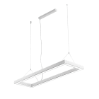 ROSSINI ILLUMINAZIONE - SOSPENSIONE BIANCA LED 64W 120° IP40 3000K CRI90 IKU005B