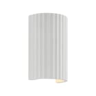 ROSSINI ILLUMINAZIONE - APPLIQUE IN GESSO PLISSE' BIANCO 2XG9 33 KAG001