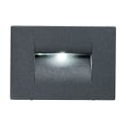 ROSSINI ILLUMINAZIONE - SEGNAPASSO ORIZZONTALE ANTRACITE LED 3W 35° IP65 4000K CRI80 KOR004AN
