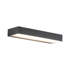 ROSSINI ILLUMINAZIONE - APPLIQUE BIEMISSIONE ANTRACITE LED 15W 100 - 100° IP65 4000K CRI80 LEV004AN