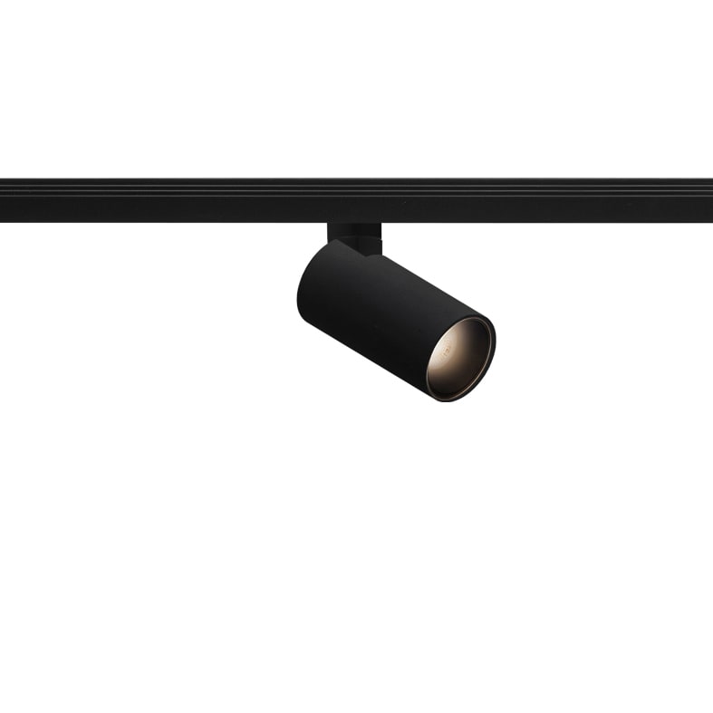 ROSSINI ILLUMINAZIONE - PROIETTORE NERO PER BINARIO MONOFASE CON MAN20130NN