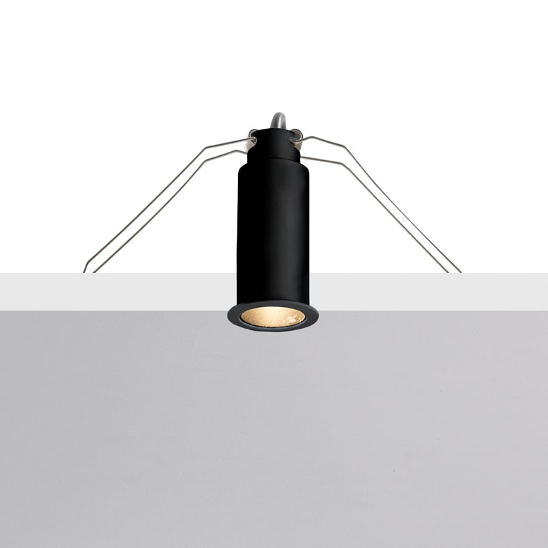 ROSSINI ILLUMINAZIONE - DOWNLIGHT NERO LED 3W 36 3000K IP20 CRI9 MIC002N