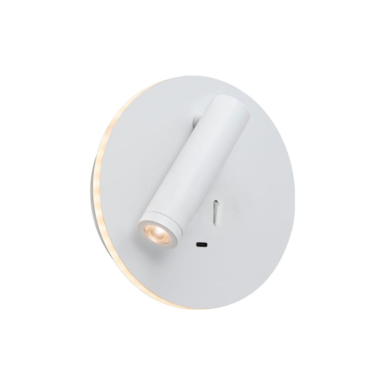 ROSSINI ILLUMINAZIONE - APPLIQUE BIANCA LED 9W 30 3000K IP20 CRI MYW101B
