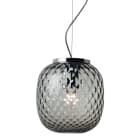 ROSSINI ILLUMINAZIONE - SOSPENSIONE CROMO IN VETRO BALLOTON FUME OBA201CRFU