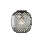 ROSSINI ILLUMINAZIONE - PLAFONIERA CROMO IN VETRO BALLOTON FUME' OBA202CRFU