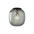 ROSSINI ILLUMINAZIONE - PLAFONIERA NERA IN VETRO BALLOTON PETROL OBA202NPT