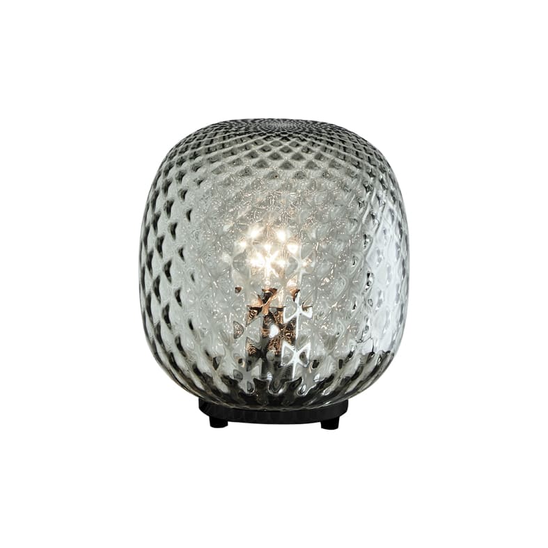 ROSSINI ILLUMINAZIONE - LAMPADA DA TAVOLO NERA IN VETRO BALLOTON OBA203NPT