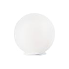 ROSSINI ILLUMINAZIONE - LAMPADA DA TAVOLO BIANCA/VETRO SATINATO E27 IP20 20CM P.5488-20-B