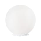 ROSSINI ILLUMINAZIONE - LAMPADA DA TAVOLO BIANCA/VETRO SATINATO E27 IP20 40CM P.5488-40-B