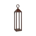 ROSSINI ILLUMINAZIONE - LAMPADA DA TAVOLO PORTATILE CORTEN LED 2,2W IP54 2700K CRI85 43CM PIN003CO