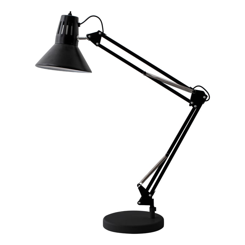 ROSSINI ILLUMINAZIONE - LAMPADA DA TAVOLO NERA 1XE27 PIX001N