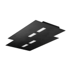 ROSSINI ILLUMINAZIONE - PLAFONIERA NERA LED 52W IP20 2700K CRI80 PON003N