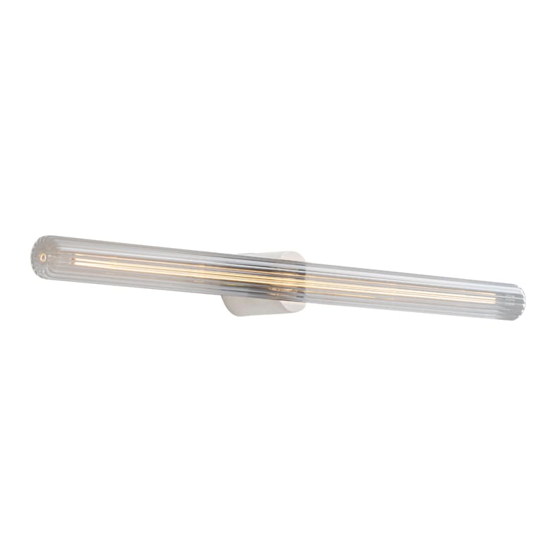 ROSSINI ILLUMINAZIONE - APPLIQUE DA BAGNO BIANCA CON S14D RIGATA