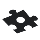 ROSSINI ILLUMINAZIONE - PLAFONIERA NERA  GX53 IP20 PUZ001N