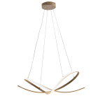 ROSSINI ILLUMINAZIONE - SOSPENSIONE ORO SATINATO LED 45W IP20 3000K SAV003