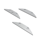 ROSSINI ILLUMINAZIONE - TESTATE TERMINALI BIANCHE 3PZ SHA002B