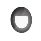 ROSSINI ILLUMINAZIONE - SEGNAPASSO TONDO IN VETRO NERO LED 1,5W IP20 3000K CRI90