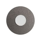 ROSSINI ILLUMINAZIONE - APPLIQUE BIANCA/PARALUME GRIGIO 12W 3000 SOL004BGR