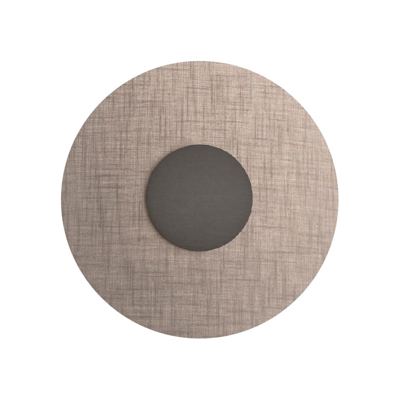 ROSSINI ILLUMINAZIONE - APPLIQUE TITANIO/PARALUME AVORIO 12W 300 SOL004TIAV