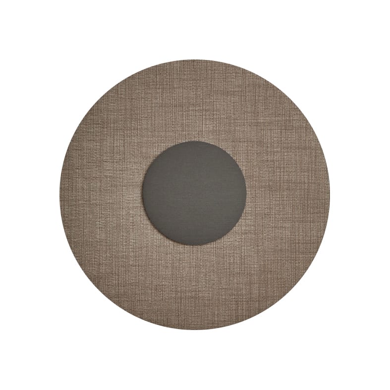 ROSSINI ILLUMINAZIONE - APPLIQUE TITANIO/PARALUME TORTORA 12W 30 SOL004TIT