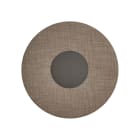 ROSSINI ILLUMINAZIONE - APPLIQUE TITANIO/PARALUME TORTORA 12W 30 SOL004TIT