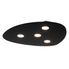 ROSSINI ILLUMINAZIONE - PLAFONIERA 4 ELEMENTI NERA  GX53 IP20 UFO002N