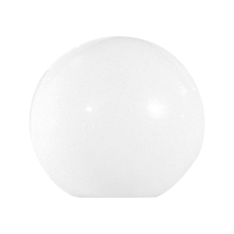 ROSSINI ILLUMINAZIONE - SFERA SENZA COLLO IN VETRO BIANCO LUCIDO DIAMETRO 250MM V.608-25-BL