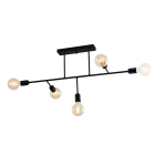 ROSSINI ILLUMINAZIONE - PLAFONIERA NERA E27 IP20