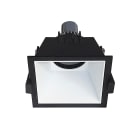 ROSSINI ILLUMINAZIONE - DOWNLIGHT QUADRATO NERO RIFLETTORE BIANCO GU10 IP20 VIR001NB