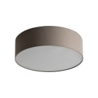 ROSSINI ILLUMINAZIONE - PLAFONIERA CON PARALUME CILINDRICO TORTORA E27 IP20 48CM